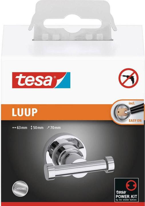 Actual product image tesa LUUP Coat hook incl. adhesive solution without drilling