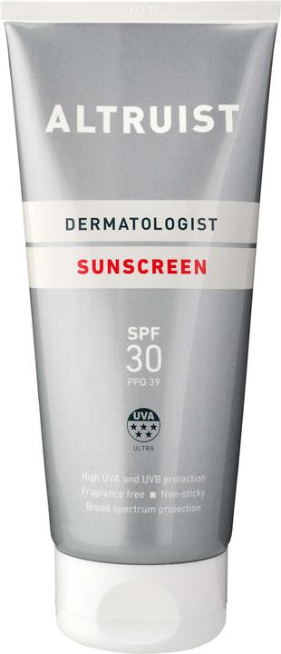Immagine prodotto Altruist Dermatologist Sunscreen SPF 30 200ml Fragrance Free Non-Sticky (Crema solare, SPF 30, 200 ml)