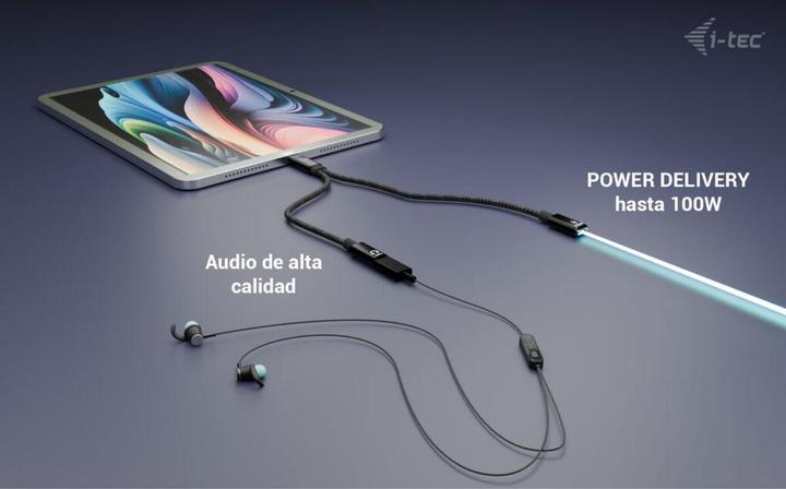 Produktbild i-tec 2in1 (0.30 m, USB 2.0, 100 W)