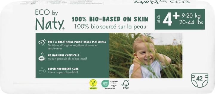 Actual product image Naty Organic diaper (Size 4+, Pack, 42 Piece)