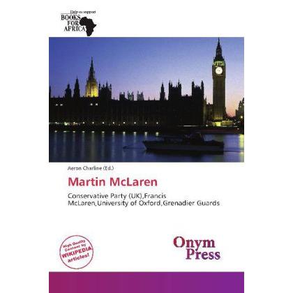 Martin McLaren, Fachbücher
