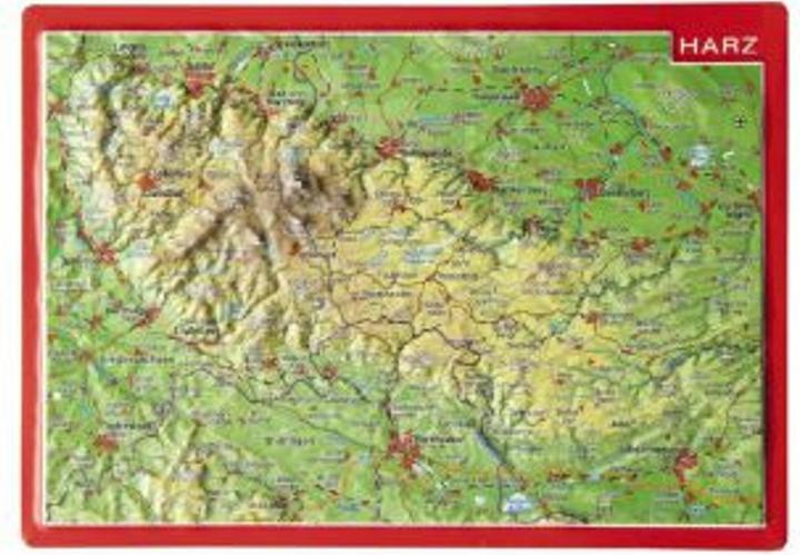 Produktbild Reliefpostkarte Harz (1 Stk.)