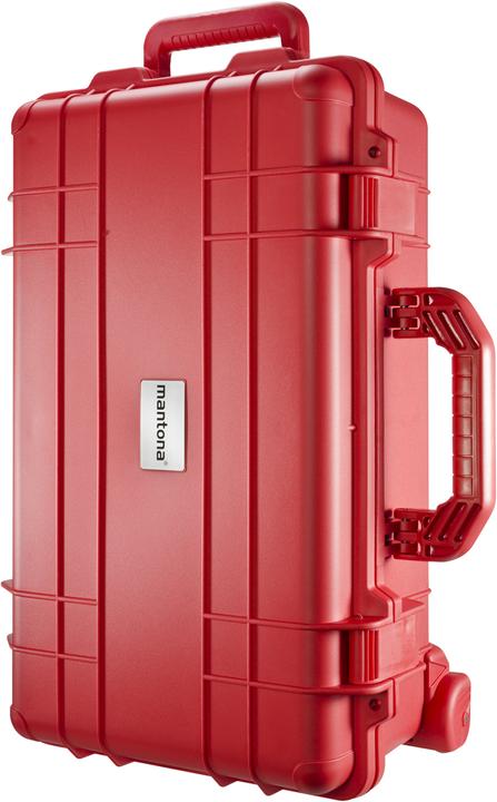 Actual product image mantona Outdoor protective trolley, red Trolley inner dimension (W x H x D)=30 (Camera accessory bag, 0.30 l)