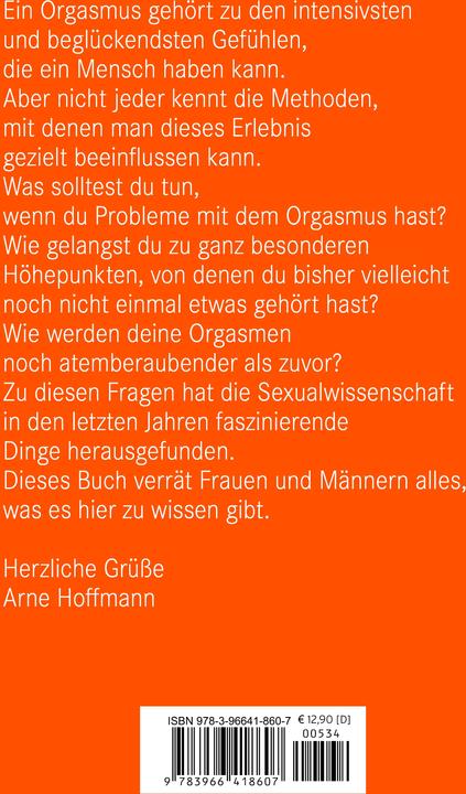 Produktbild Orgasmus | Erotischer Ratgeber (Deutsch, Arne Hoffmann, Blue Panther Books, www.Lebe.Jetzt, 2021)