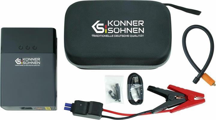 Immagine prodotto Könner & Söhnen Urządzenie Rozruchowe Ze Sprężarką Ks Jsp-1400 (1200 A, 14000 mAh)