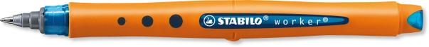 Productafbeelding STABILO worker+ rollerball (Blauw, 1 x)
