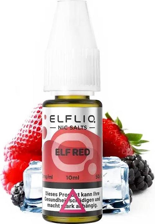 Immagine prodotto Elfbar ELFLIQ, ELF RED 20mg (Anguria, Lampone, mentolo, Fragola, Ciliegio)