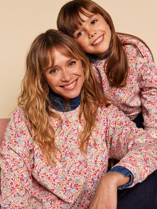 Produktbild Envie de Fraise Damen Sweatshirt Blumen-Capsule, Bio-Baumwolle (40)