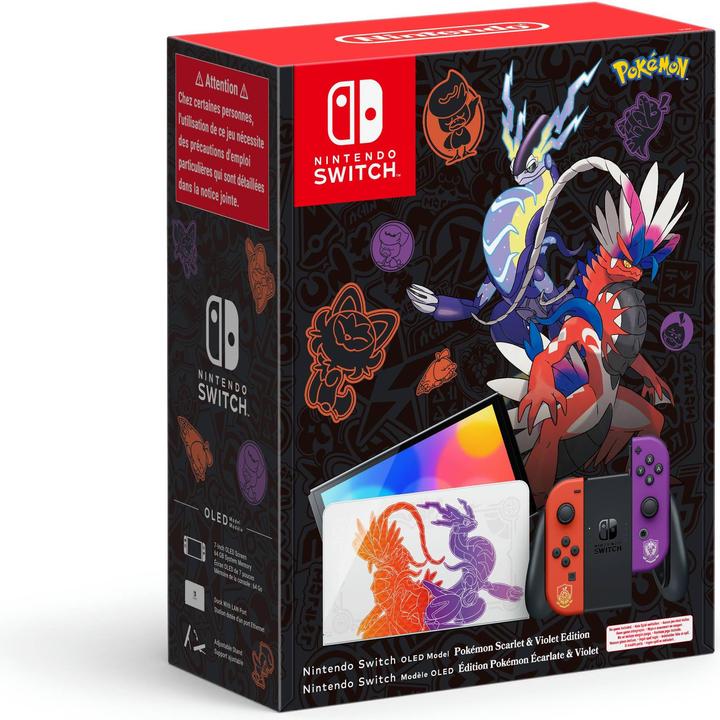 Productafbeelding Nintendo Switch (OLED model) Pokémon Crimson & Purple Edition