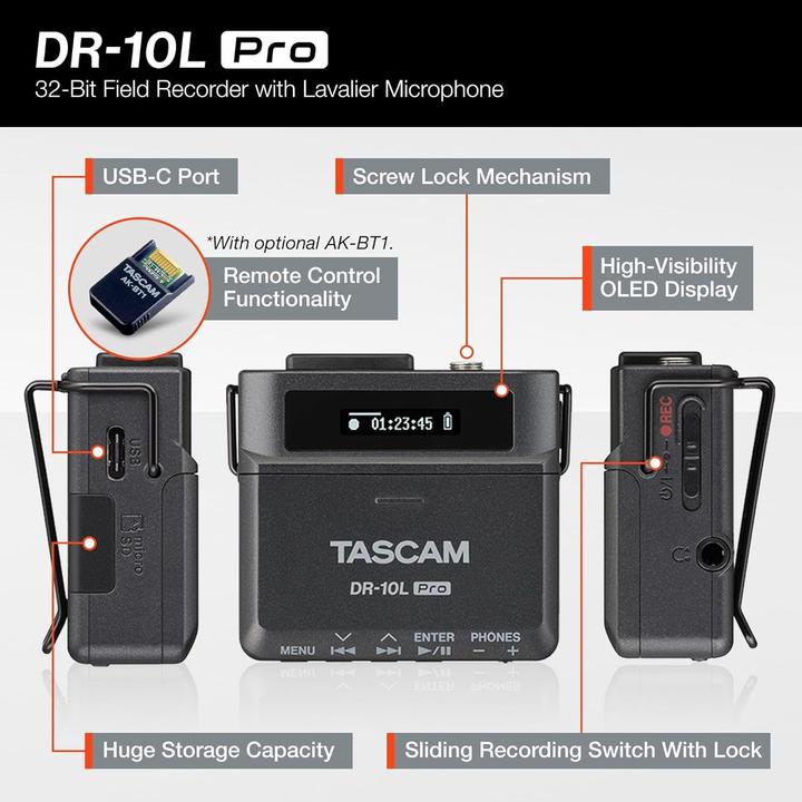 Image du produit Tascam DR-10L Pro (Portable)