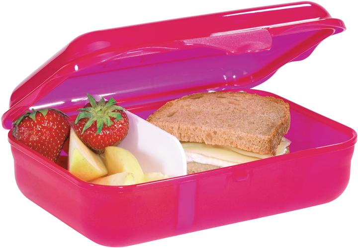 Actual product image Rotho Step by Step lunch box with click closure, dishwasher-safe
