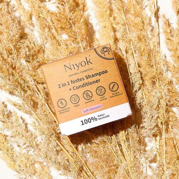 Actual product image Niyok Soft Blossom (Solid shampoo)