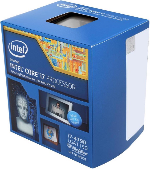 Actual product image Intel Core i7-4790 (LGA 1150, 3.60 GHz, 4 -Core)