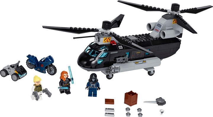 Actual product image LEGO Black Widows Helicopter Chase (76162, LEGO Marvel)