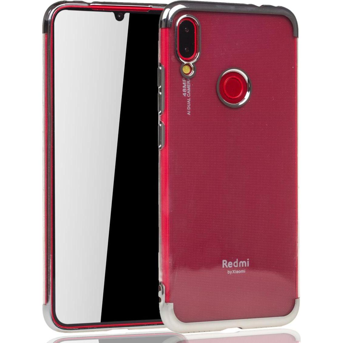 Thumbnail - König Design Xiaomi Redmi Note 7 Pro Hülle Case Handy Cover Schutz Tasche Schutzhülle Silber (Xiaomi Redmi Note 7 Pro, X...