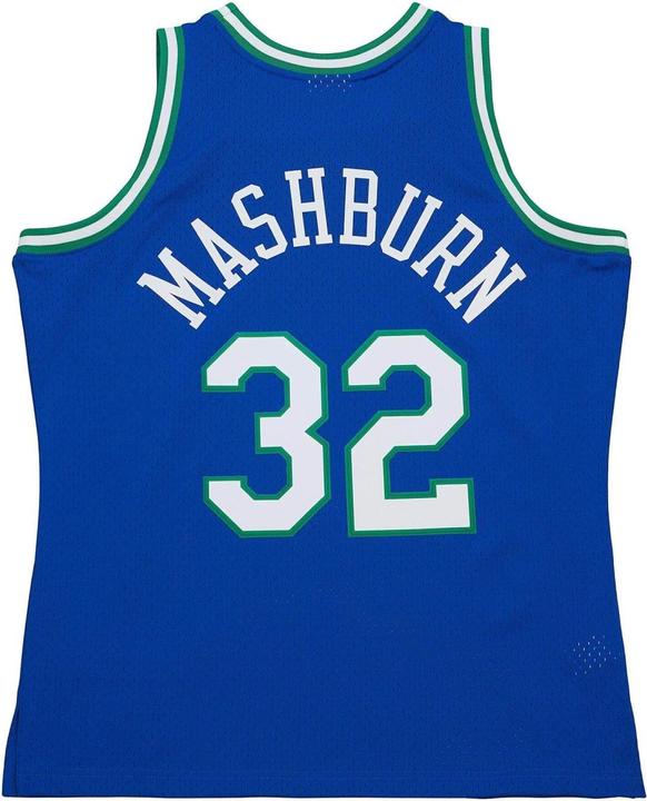 Actual product image Mitchell & Ness Swingman Mesh Jersey Dallas Mavericks Jamal Mashburn - S (S)