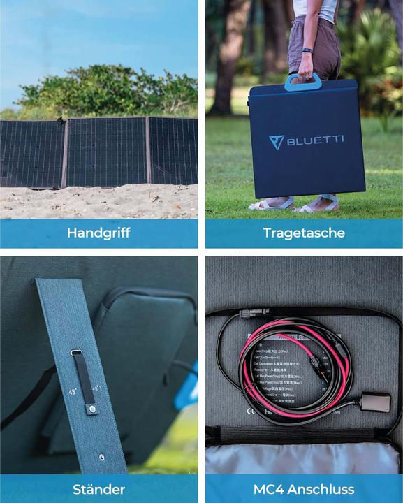 Produktbild Bluetti 200W Solarpanel (200 W, 7.30 kg)