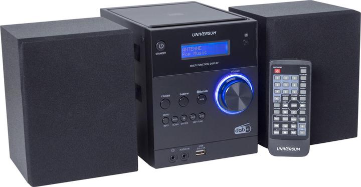 MS 300-21 Stereo systeem AUX, Bluetooth®, CD, DAB+, FM, USB, accu-oplaadfunctie, Inclusief... (Bluetooth, 2x 5 W)