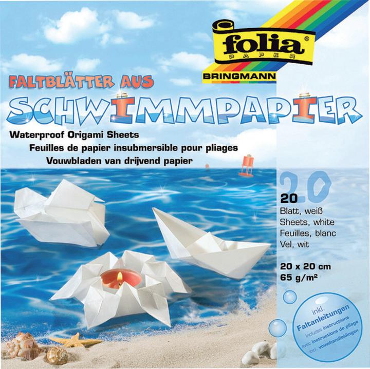 Image du produit Folia Plier des feuilles de papier flottant (65 g/m², 20 x)