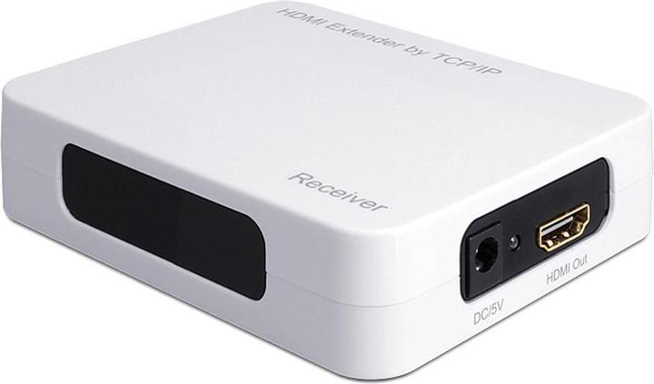 Produktbild Delock HDMI Ethernet Extender über TCP/IP Einzelempfänger (Ethernet / Lan, 8.40 cm)
