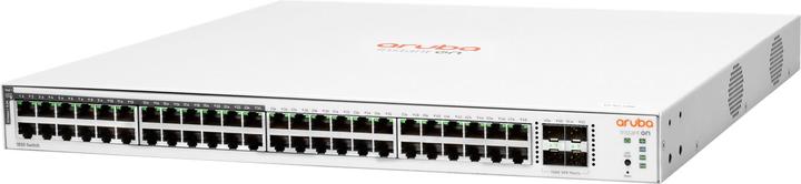 Actual product image HP Hewlett Packard Enterprise Aruba Instant On 1830 48G 24p Class4 PoE 4SFP 370W Managed L2 Gigabit Eth (48 ports)