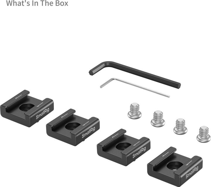 Image du produit SmallRig 5033 Anti Twist Cold Shoe Mount Support (4pcs)