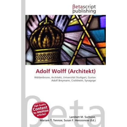 Adolf Wolff (Architekt), Fachbücher von Christoph Adolf Wolff