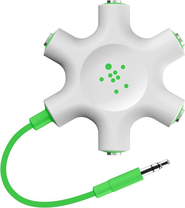 Actual product image Belkin Rockstar 5x Jack Distributor (Headphone Splitter)