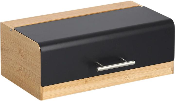 Zeller Present Brotkasten Bambus Metall 36.3x20x13.5 cm