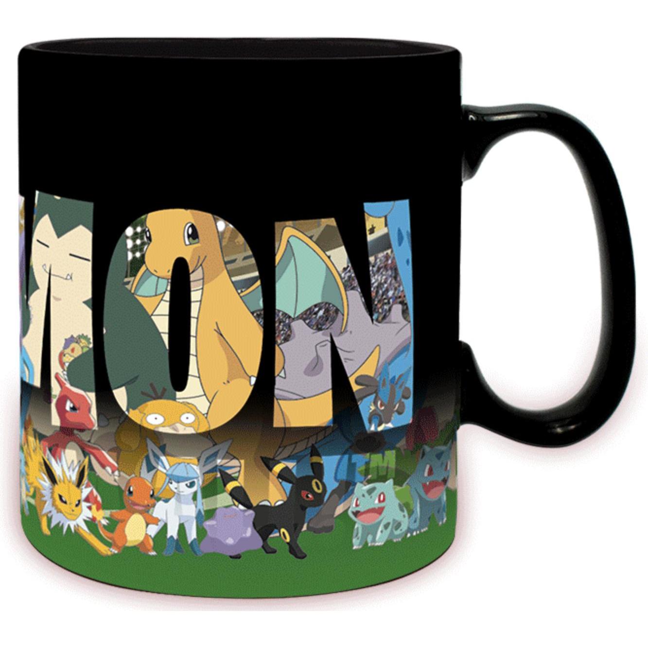 Abystyle Multicolore Pokemon Tazza Heat Change 460Ml: Gotta Catch Em All, Tazze,