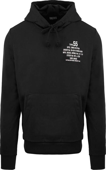 Actual product image Diesel Herren Kapuzenpullover Ombre Aus Baumwolle & Polyester - Casual (L)