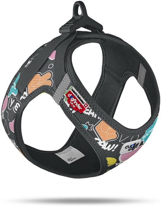 Produktbild Curli Vest Geschirr Air-Mesh LE25 3XS Comic schwarz (3XS, Hund, Spazieren)