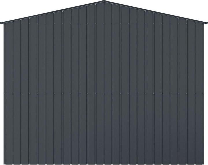 Actual product image vidaXL Aviary with extension anthracite 310x640x247 cm steel