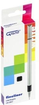 Produktbild GrandHall GR-380 schwarzer Fineliner (12 Stück) GRAND (12x)