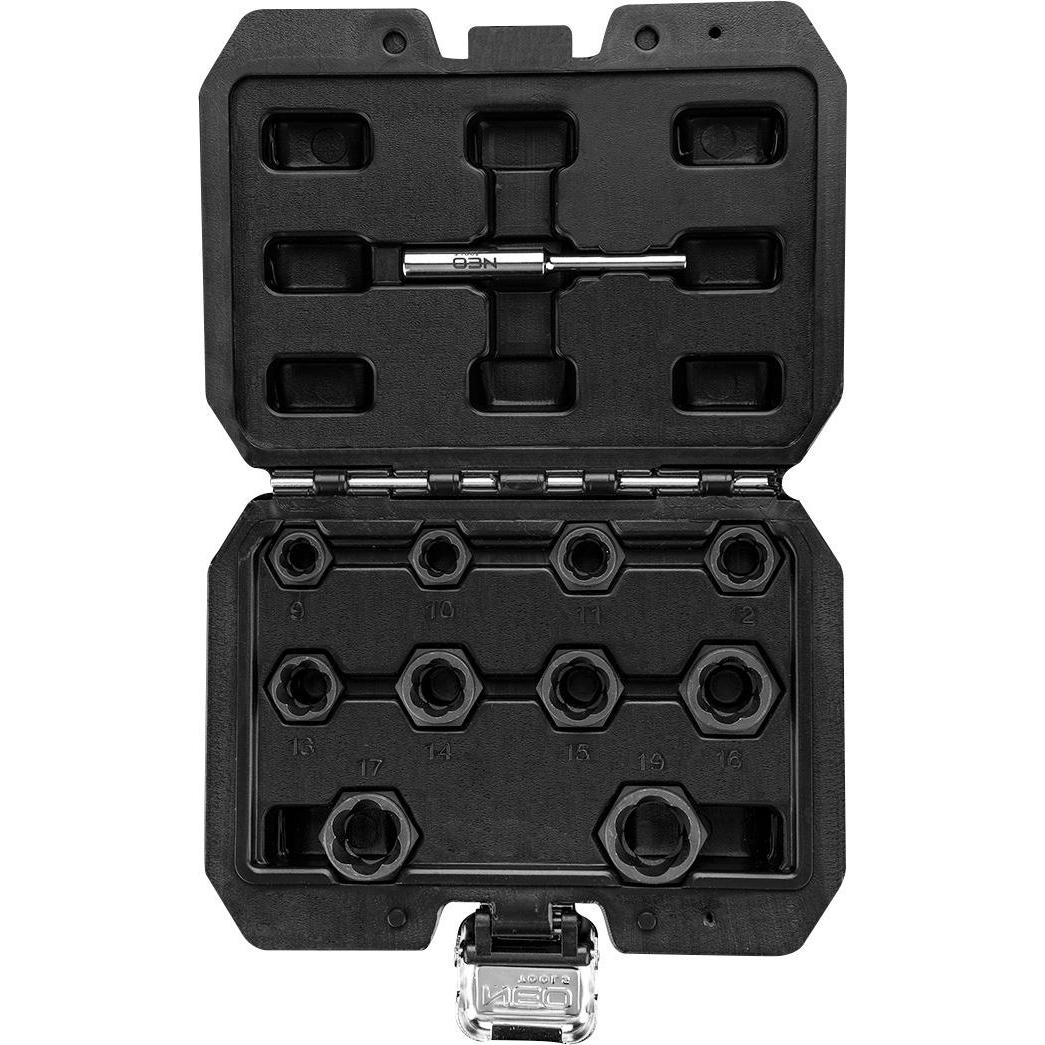 Neo Stecknüsse für beschädigte Muttern (Kappen für beschädigte Muttern, kurz - 11 Stk.) (11 Teile) (11-922)