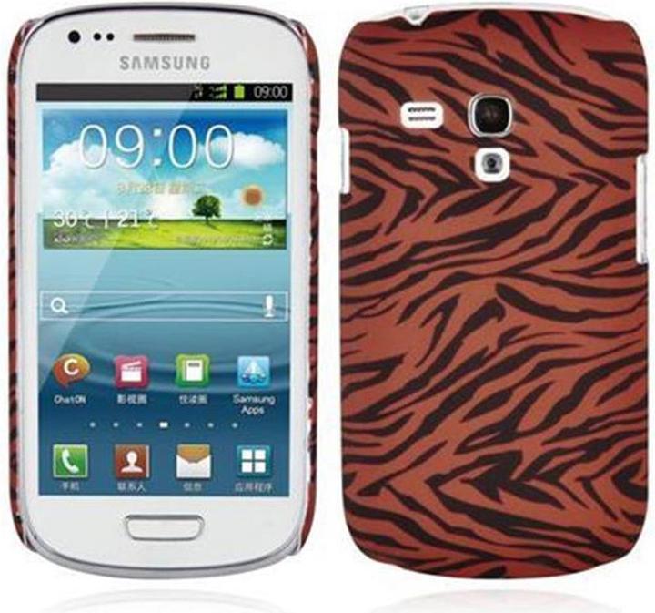 Actual product image Cadorabo Hard cover with imprint cover (Samsung Galaxy S3 Mini)