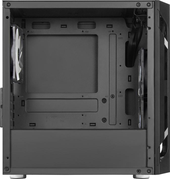 Immagine prodotto Silverstone Fara H1M Pro Micro-ATX Case - Vetro temperato, ARGB (mATX, Mini-DTX, Mini-ITX)