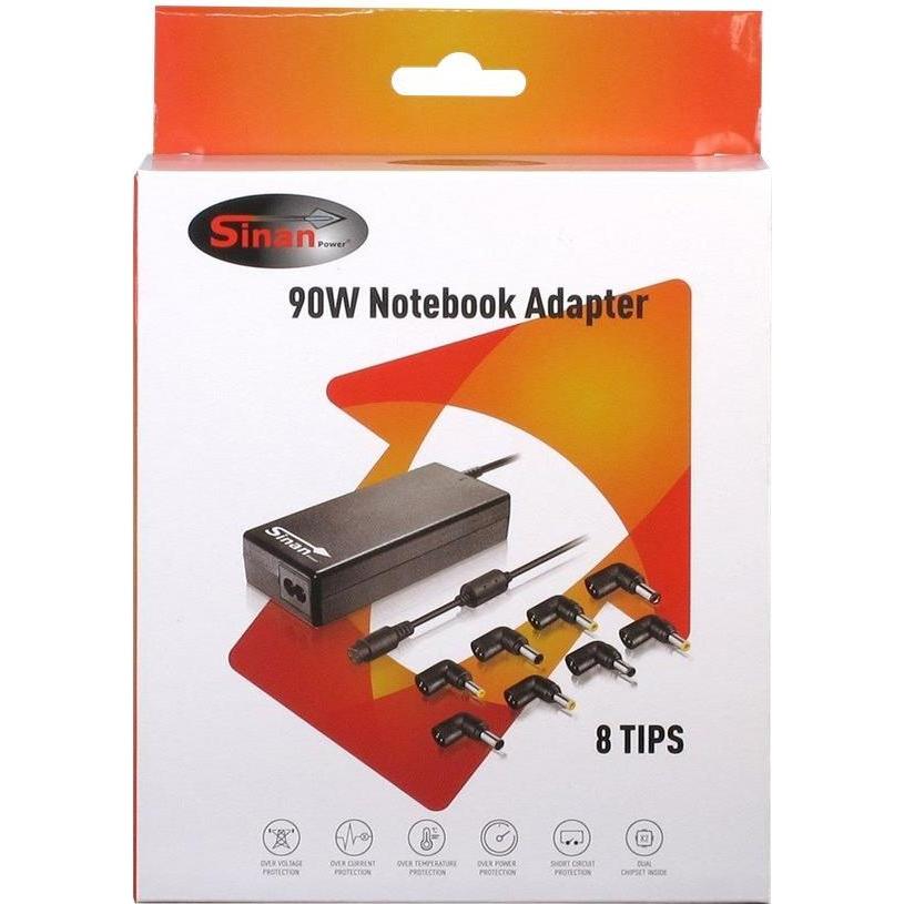 Thumbnail - Intertech Inter-Tech Adapter Sinan UB-90HB M29 19.5 V, Notebook Ersatzteile, Schwarz, Silber