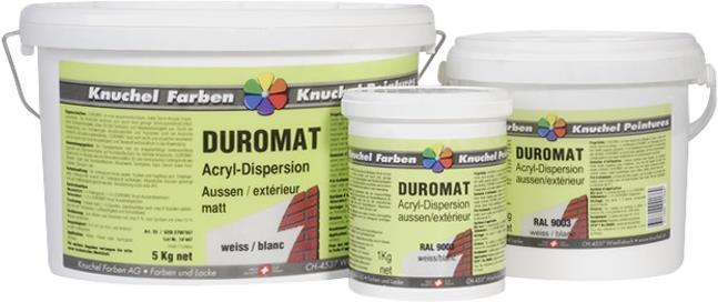 Knuchel Dispersione esterna Duromat 2,5Kg (Bianco segnale)