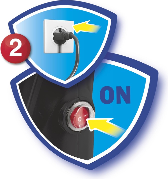 Actual product image Vileda steam mop (1550 W)