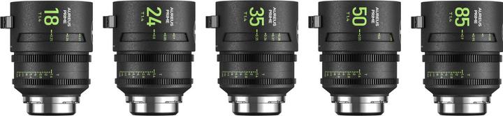 Nisi Aureus Prime FF Set 18/24/35/50/85mm T1.4 (PL-Mount) w. Hardshell Case (L-Mount, Vollformat)
