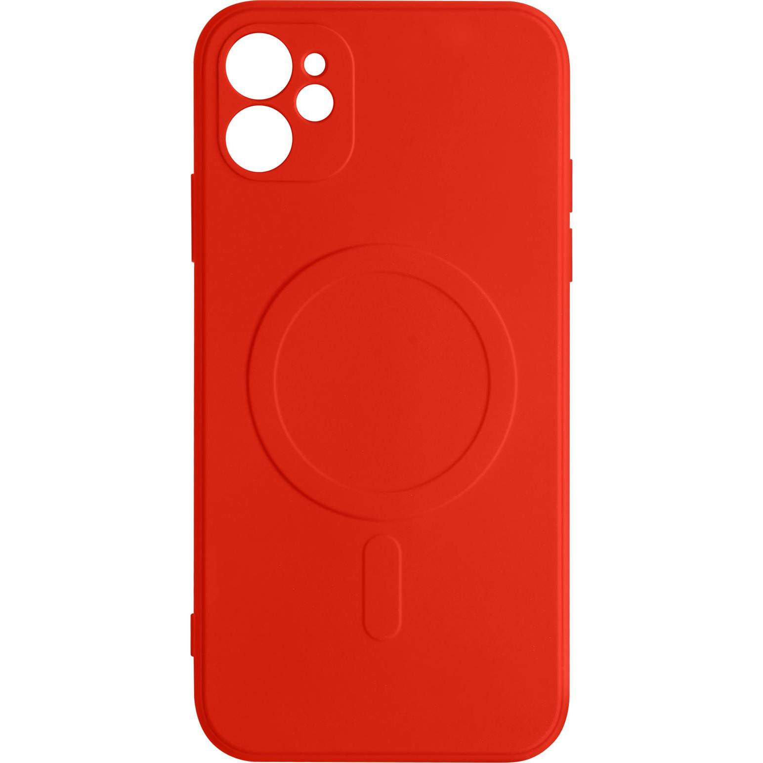 Avizar Mag Cover Series (Apple iPhone 12), Smartphone Hülle, Rot