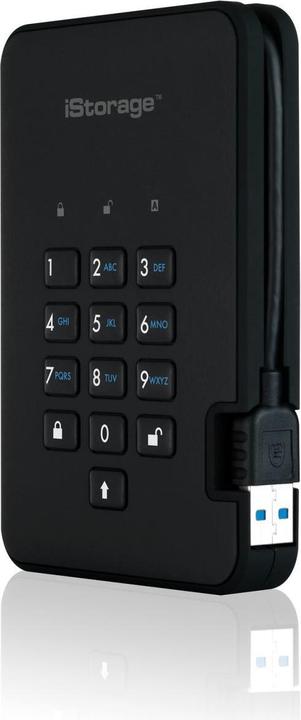 Image du produit iStorage diskAshur² - Disque dur - crypté - 3 To - externe (portable) (3 To)