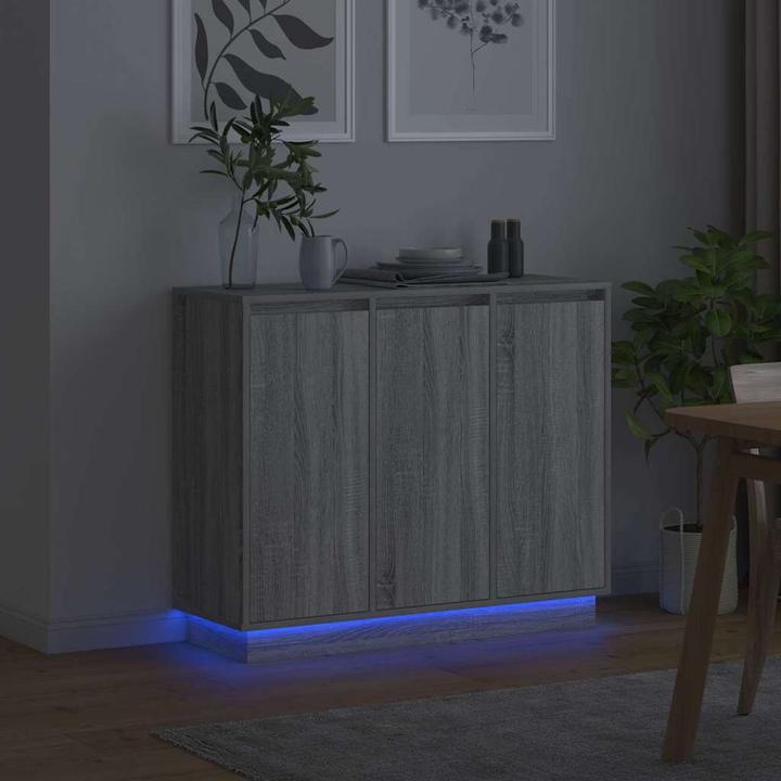 Image du produit vidaXL LED-Sideboard (32 x 90 x 75 cm)
