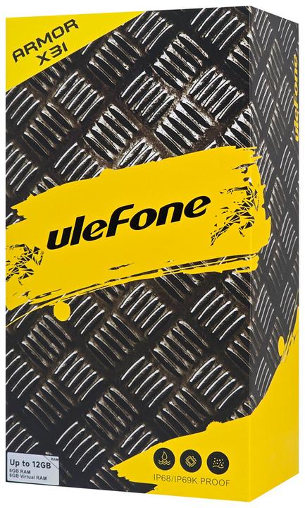Actual product image Ulefone Armor X31 EU (128 GB, Black, 6.56", Dual SIM, 4G)