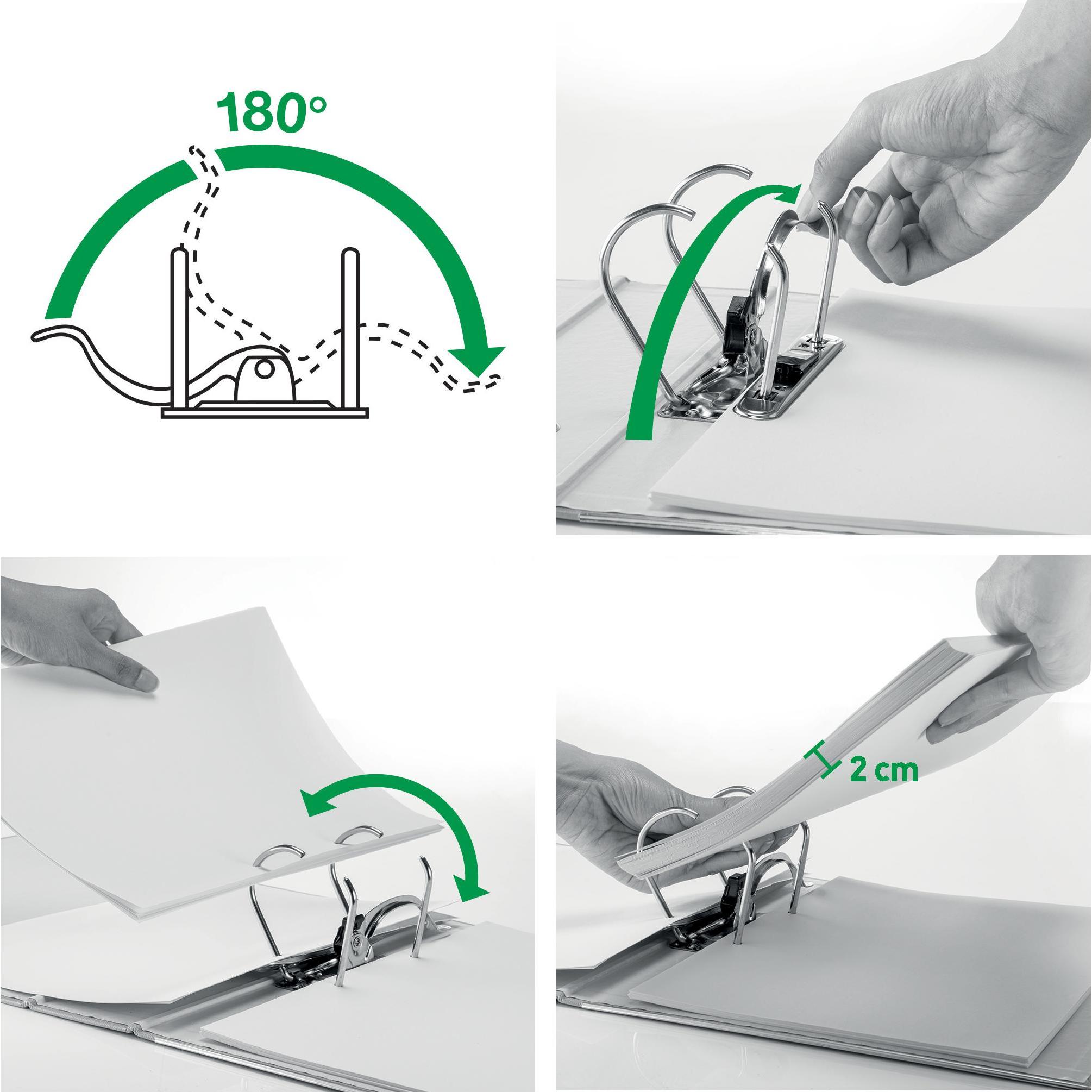 Thumbnail - Leitz, Ordner, 180° Pp (A4, 80 mm, 1 x)