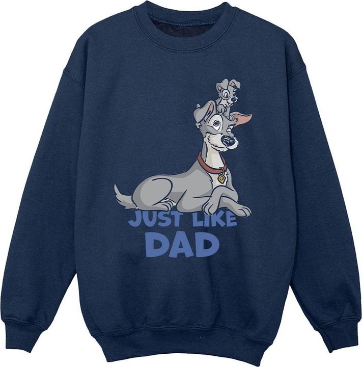 Immagine prodotto Disney Lady And The Tramp Just Like Dad Felpa Ragazze (140, 146)
