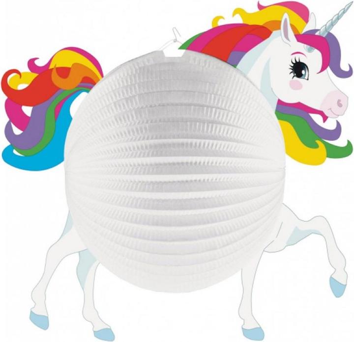 Actual product image Amscan Lampion unicorn