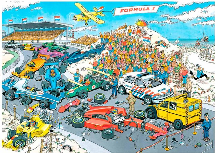 Productafbeelding Jumbo Jan van Haasteren - Formule 1 De Start (1000 onderdelen)