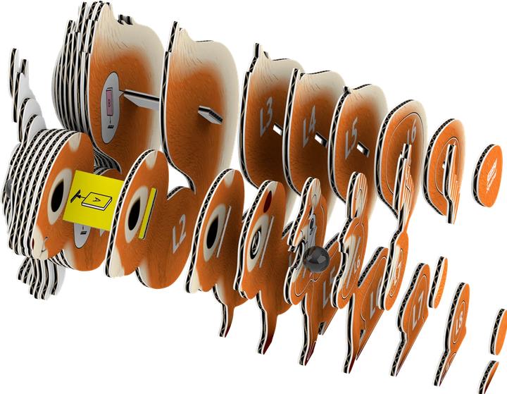 Produktbild Fat Brain Toys 3D Eichhörnchen